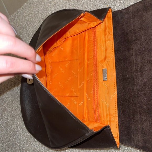 Tour leather brown bag - Picture 3 of 4